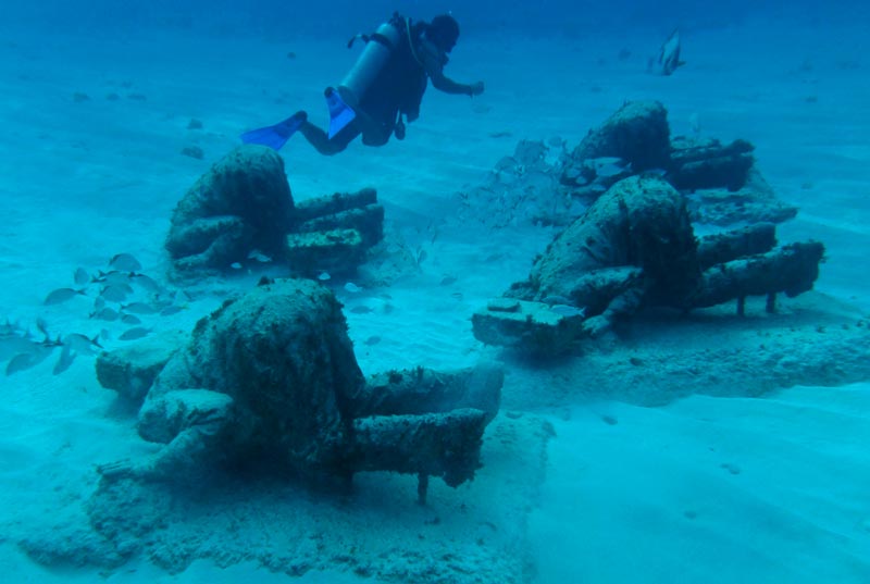 Cancún Lección de Buceo en MUSA (Próximamente)