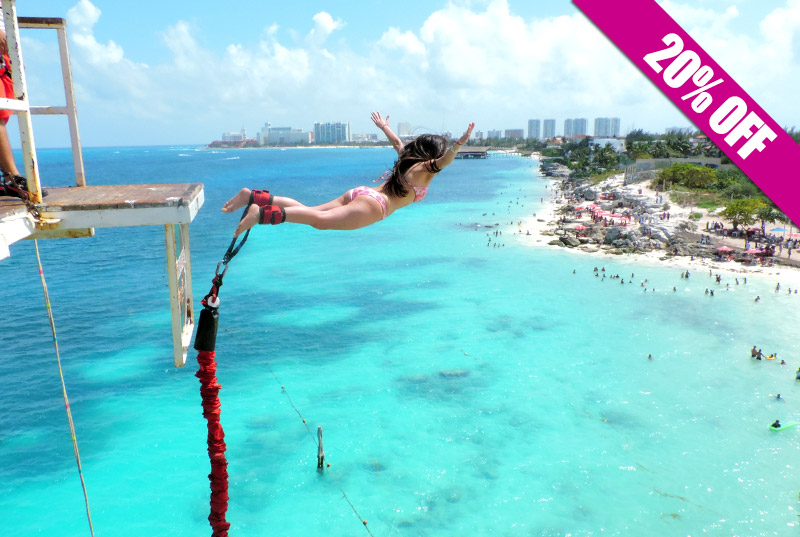Bungee Jumping in Cancun
