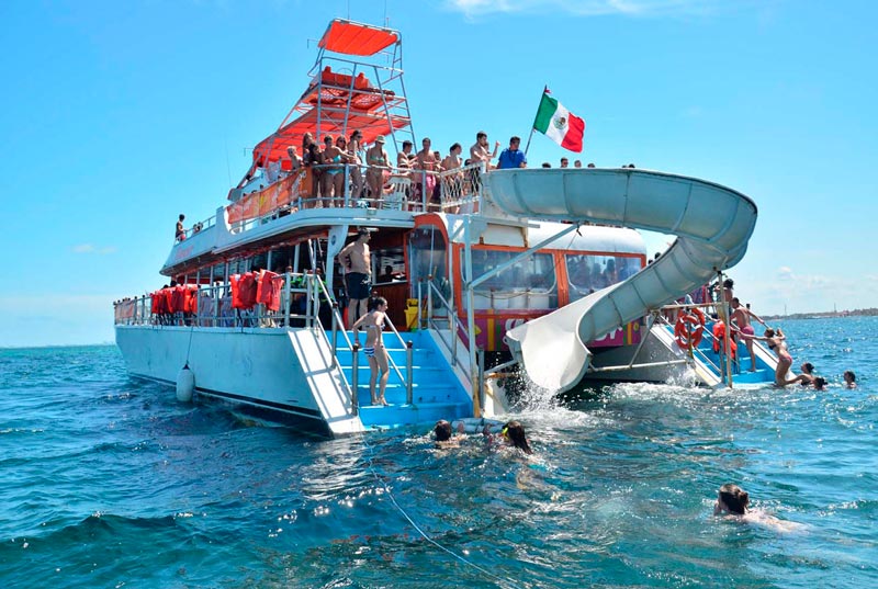 cancun excursions party boat