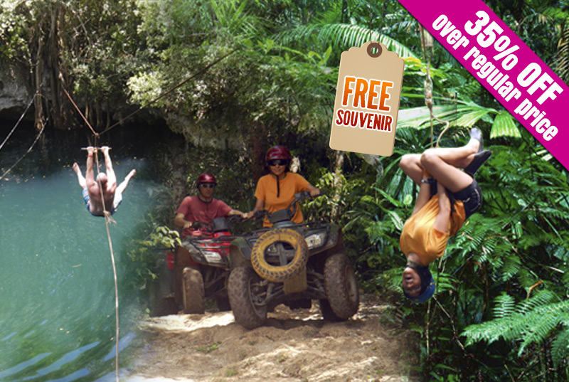 Xtreme Adventure [Cuatrimotos + Tirolesas + Cenotes]