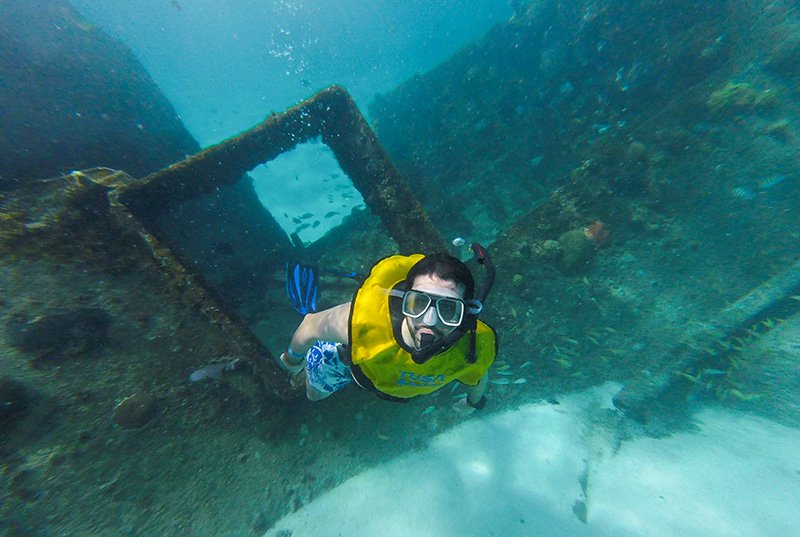 Combo: Parasail +Tour de Snorkel con 3 paradas (nado con tortugas)