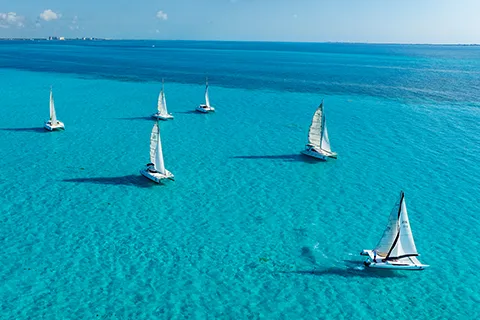 4 in 1 Catamaran experience Isla Mujeres Plus