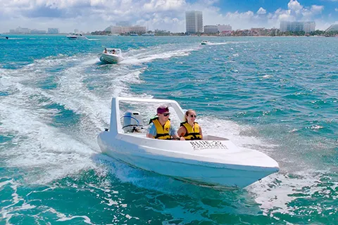 Jungle Tour Express en Speedboat por la laguna de Cancun