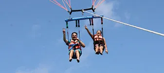Parasailing in Cancun - FREE Transportation.