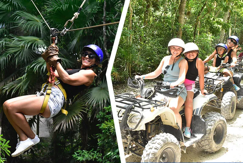 Zipline & Atv Jungle Tour in Cancun
