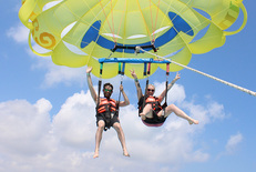 Parasailing in Cancun - FREE Transportation